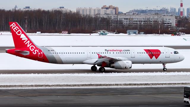 VP-BER:Airbus A321:Red Wings Airlines